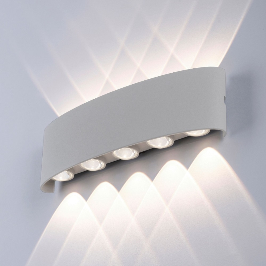 Paul Neuhaus 9489-21 - LED spoljašnje zidno svetlo CARLO 10xLED/0,8W/230V IP54