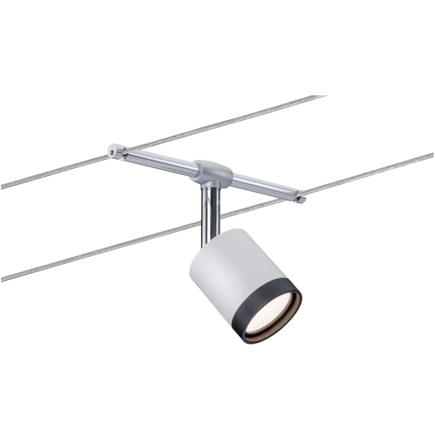 Paulmann 3981 - SET 5x LED/4W Kompletan sajlni sistem TUBE 230V mat hrom/crna