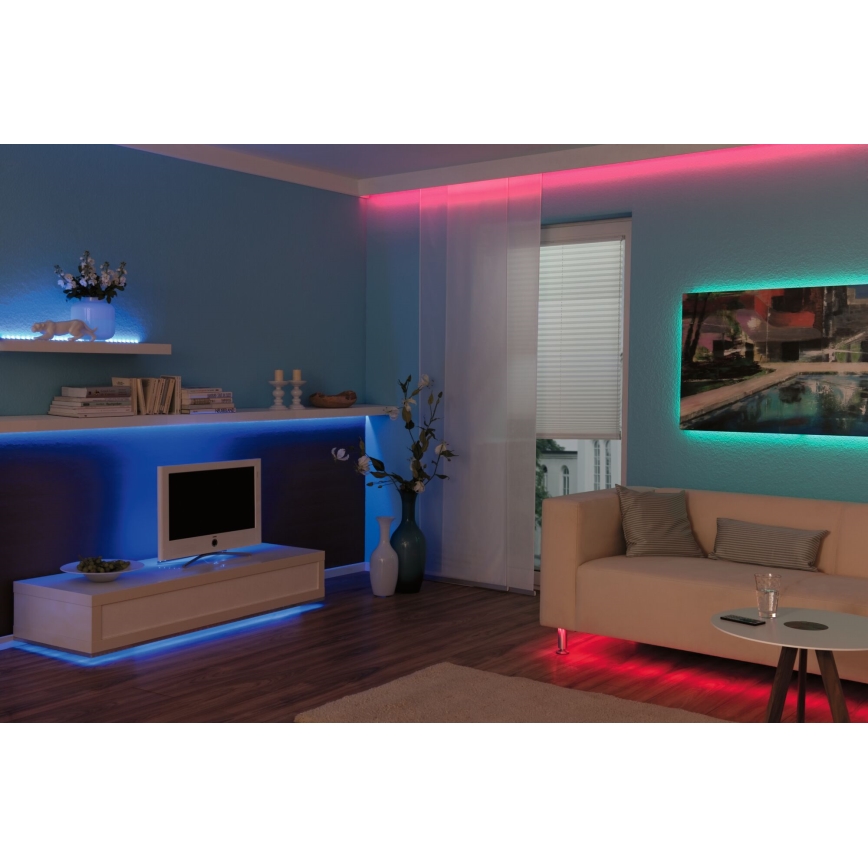 Paulmann 3988 - LED RGBW/13W prigušiva traka TIP 5 m 230V + daljinski upravljač