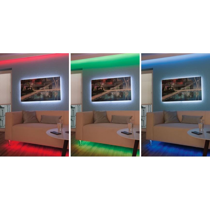 Paulmann 3988 - LED RGBW/13W prigušiva traka TIP 5 m 230V + daljinski upravljač