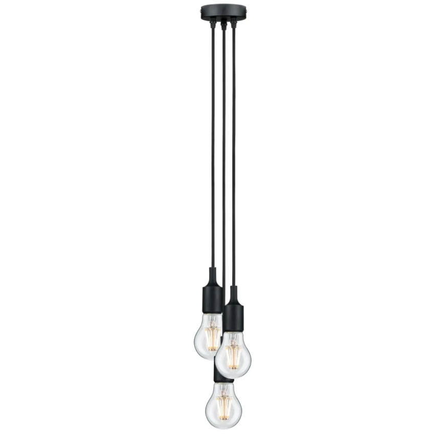 Paulmann 50382 - 3xE27/60W napajni kabl KETIL 230V