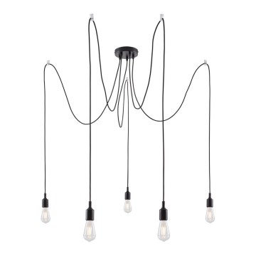 Paulmann 50389 - Luster na sajli NEORDIC 5xE27/20W/230V pauk