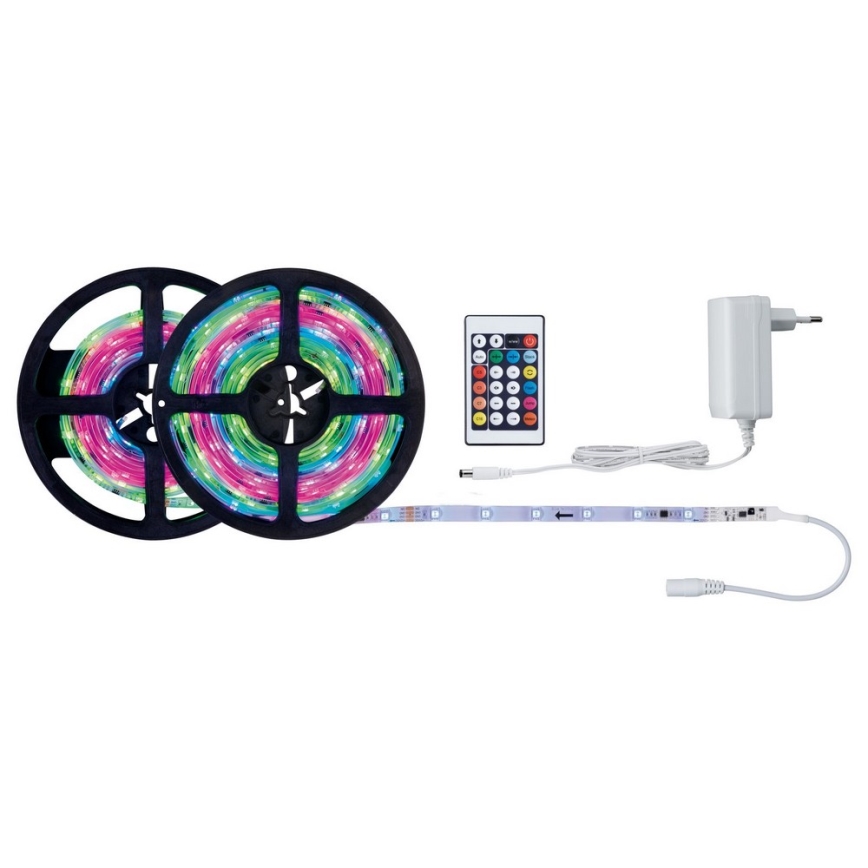 Paulmann 70514 - LED RGB/15W prigušiva traka SIMPLED 7,5m 230V + daljinski upravljač