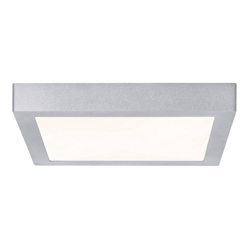 Paulmann 70650 - LED/17W Plafonsko svetlo LUNAR 230V 30x30 cm mat hrom
