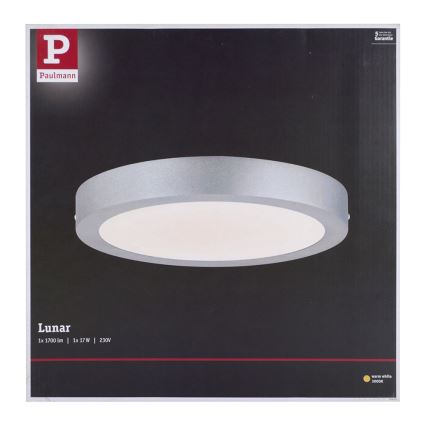 Paulmann 70655 - LED/17W Stropna svjetiljka LUNAR 230V
