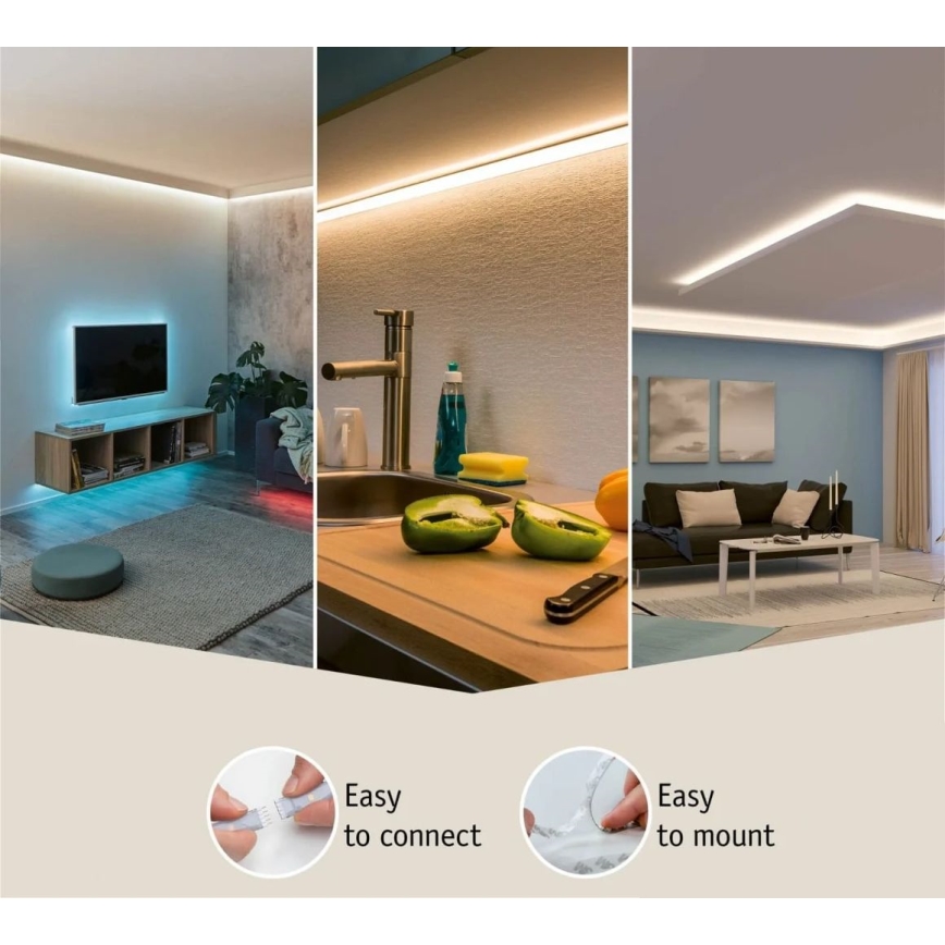 Paulmann 70668 - LED/9W IP44 prigušiva kupatilska traka MAXLED 1,5 m 2700K 230V