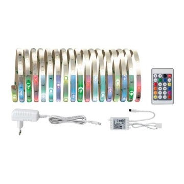 Paulmann 70697 - LED RGBW/10,5W prigušiva traka DIGITAL 4,8m 230V + daljinski upravljač
