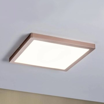 Paulmann 70873 - LED/24W prigušiva panel ATRIA 230V 2700K 30x30 cm u boji roze zlata