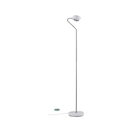 Paulmann 70920 - LED/7,5W prigušiva podna lampa RAMOS 230V bela/sjajni hrom