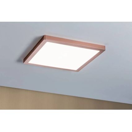Paulmann 70941 - LED/20W nadgradni panel ATRIA 230V 4000K 30x30 cm ružičasto zlato