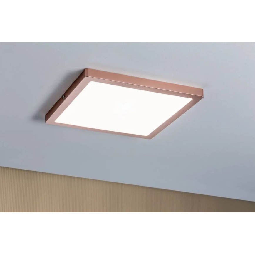 Paulmann 70941 - LED/20W nadgradni panel ATRIA 230V 4000K 30x30 cm ružičasto zlato