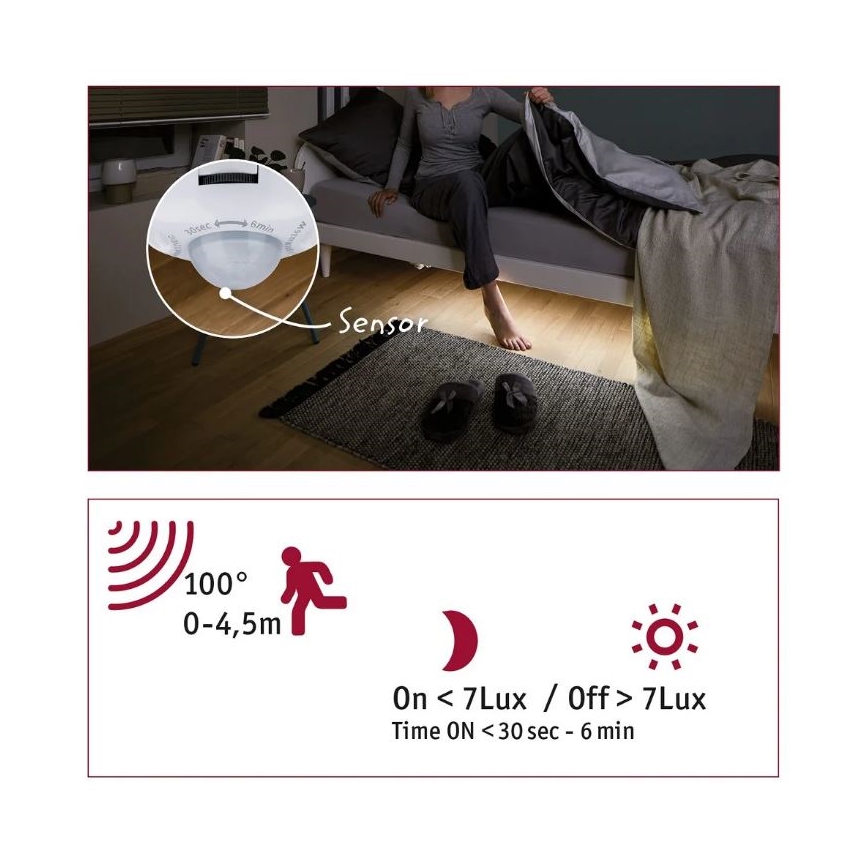 Paulmann 70955 - LED/3W traka sa senzorom 1m YOURLED 230V