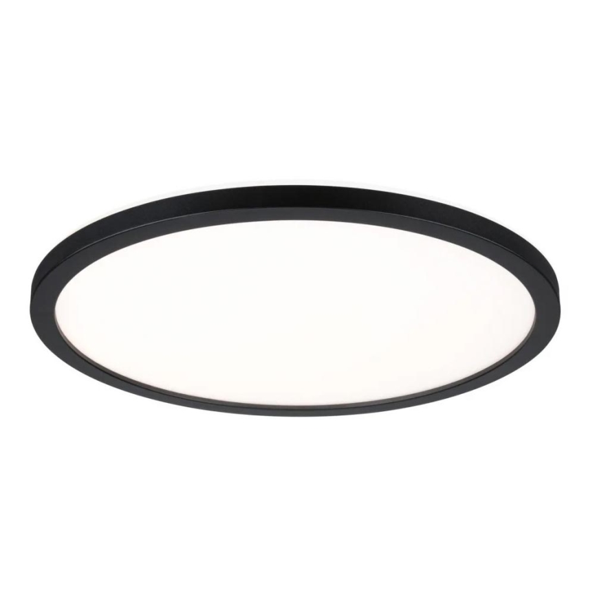 Paulmann 70998 - LED/16W nadgradni plafonski panel ATRIA 230V 3000K prečnik 29,3 cm crni