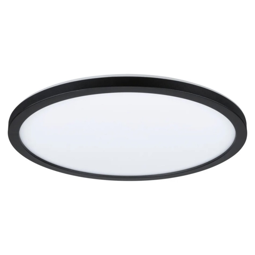 Paulmann 70998 - LED/16W nadgradni plafonski panel ATRIA 230V 3000K prečnik 29,3 cm crni