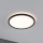 Paulmann 70998 - LED/16W nadgradni plafonski panel ATRIA 230V 3000K prečnik 29,3 cm crni