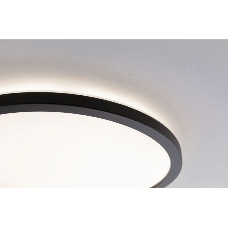 Paulmann 70999 - LED/22W prigušiva panel ATRIA 230V 3000K preč. 42 cm crna
