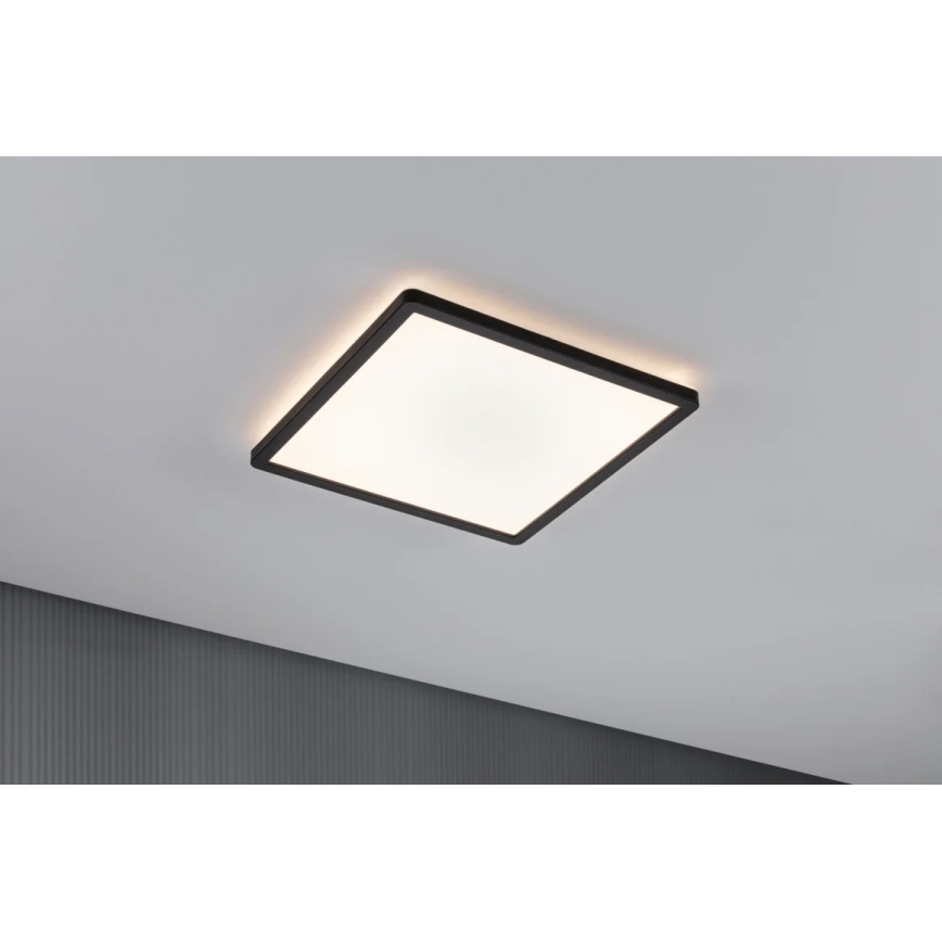 Paulmann 71001 - LED/16W Panel ATRIA za površinsku montažu 230V 3000K 29,3x29,3 cm crna