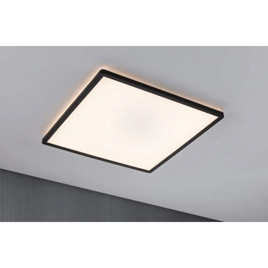 Paulmann 71002 - LED/22W prigušiva panel ATRIA 230V 3000K 42x42 cm crna