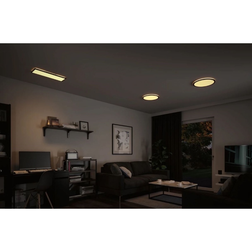 Paulmann 71003 - LED/22W prigušiva panel ATRIA 230V 3000K 20x58 cm crna
