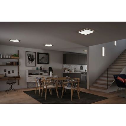 Paulmann 71009 - LED/22W prigušiva panel ATRIA 230V 4000K 42x42 cm mat hrom