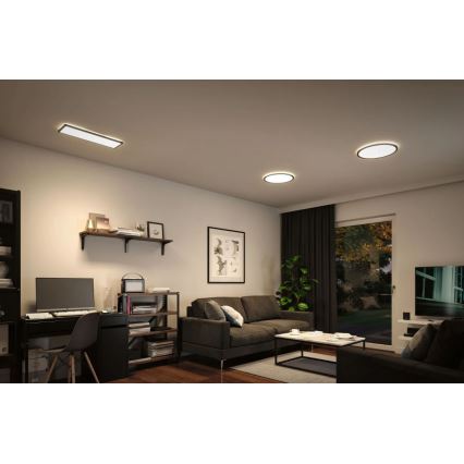 Paulmann 71016 - LED/22W prigušiva panel ATRIA 230V 4000K 42x42 cm crna