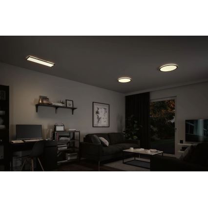 Paulmann 71016 - LED/22W prigušiva panel ATRIA 230V 4000K 42x42 cm crna