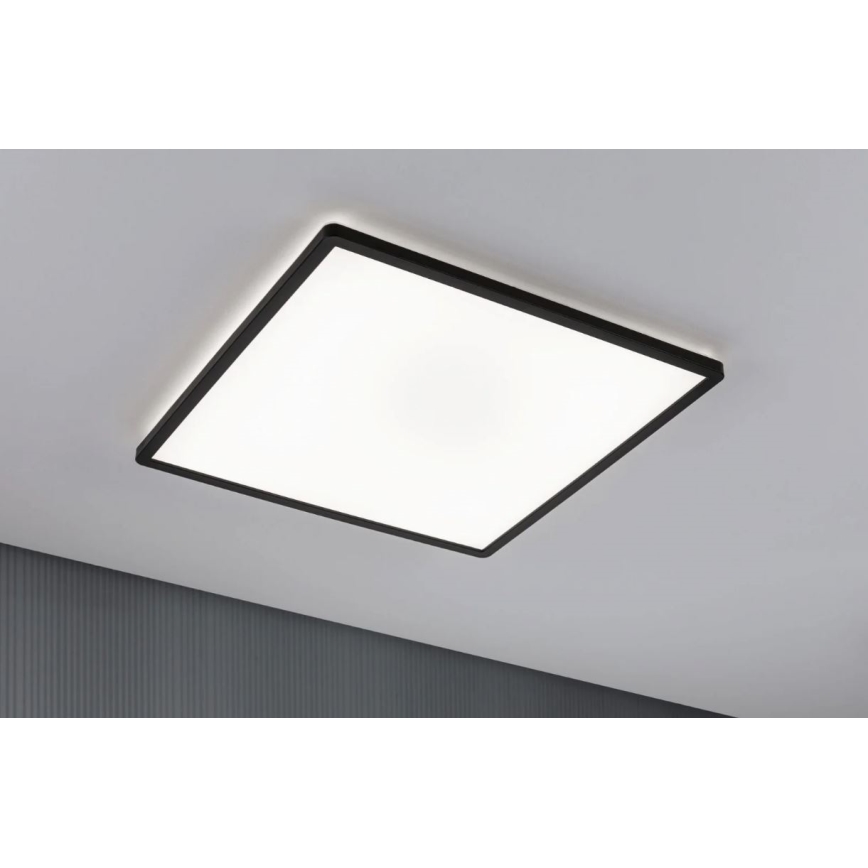 Paulmann 71016 - LED/22W prigušiva panel ATRIA 230V 4000K 42x42 cm crna