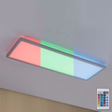 Paulmann 71020 - LED panel ATRIA 20W RGBW, prigušiva, 230V, 4000K, 20x58 cm + daljinski upravljač