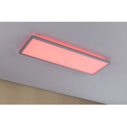 Paulmann 71020 - LED panel ATRIA 20W RGBW, prigušiva, 230V, 4000K, 20x58 cm + daljinski upravljač