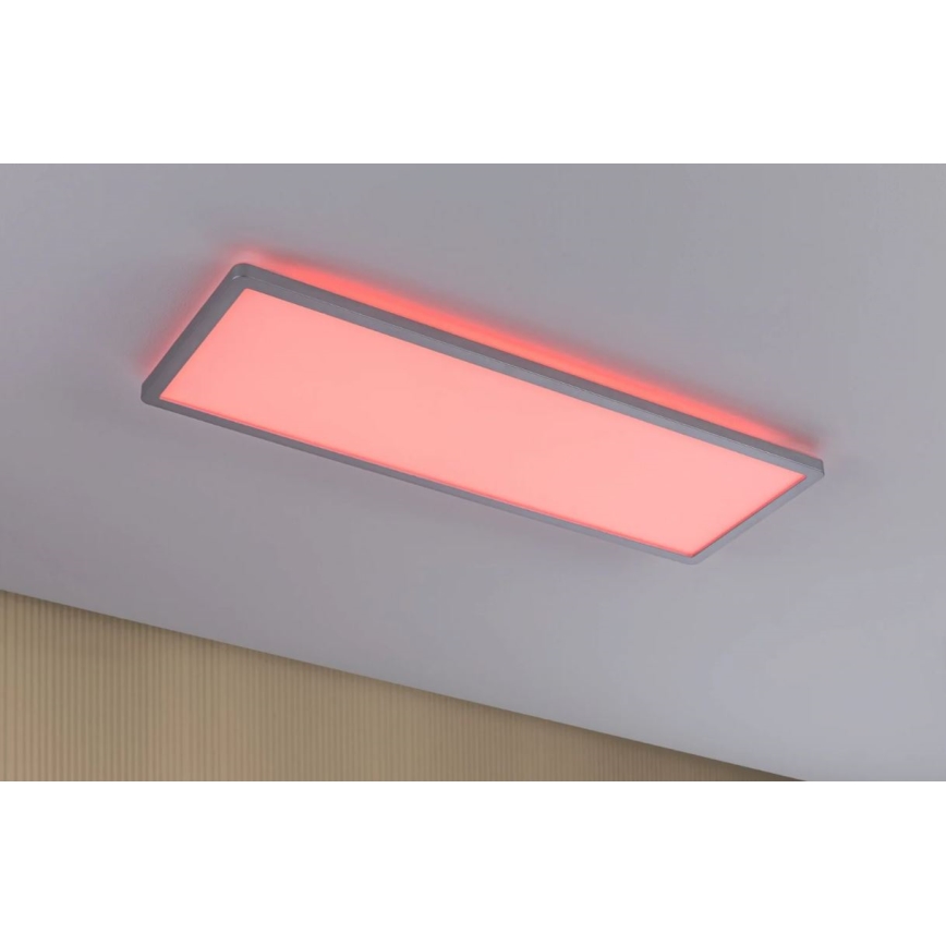 Paulmann 71020 - LED panel ATRIA 20W RGBW, prigušiva, 230V, 4000K, 20x58 cm + daljinski upravljač