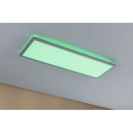 Paulmann 71020 - LED panel ATRIA 20W RGBW, prigušiva, 230V, 4000K, 20x58 cm + daljinski upravljač