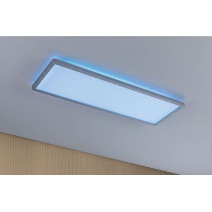 Paulmann 71020 - LED panel ATRIA 20W RGBW, prigušiva, 230V, 4000K, 20x58 cm + daljinski upravljač