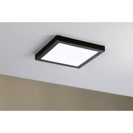 Paulmann 71026 - LED/22W plafonska svetiljka ABIA 230V crna