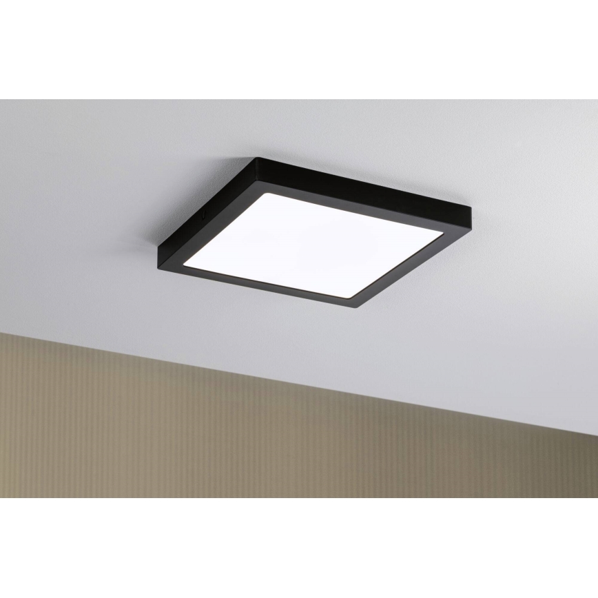 Paulmann 71026 - LED/22W plafonska svetiljka ABIA 230V crna