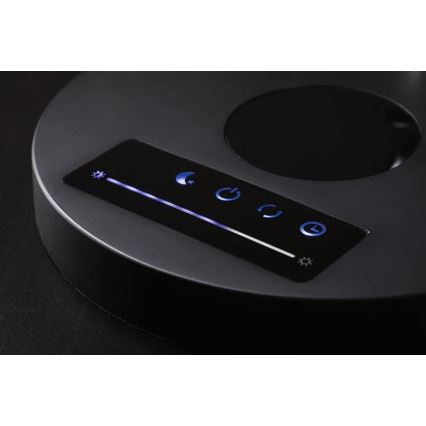 Paulmann 78010 - LED/11W prigušiva dodirna stona lampa NUMIS 230V 2700/4000/6500K crna