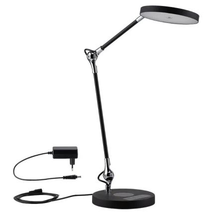 Paulmann 78010 - LED/11W prigušiva dodirna stona lampa NUMIS 230V 2700/4000/6500K crna