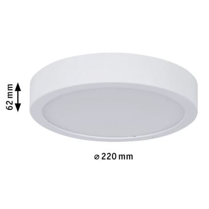 Paulmann 78923 - LED/13W IP44 prigušiva plafonska svetiljka za kupatilo AVIAR 230V