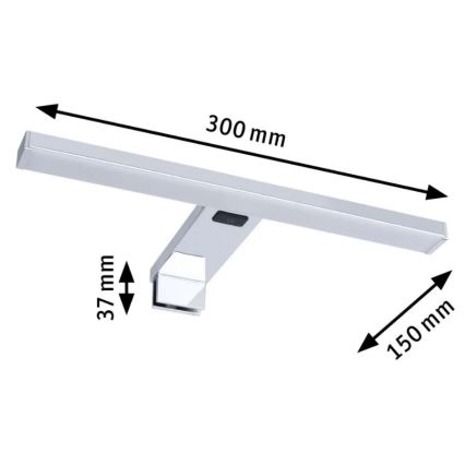 Paulmann 78950 - LED/3,7W IP44 Osvetljenje za kupatilsko ogledalo SELO 2700-6500K 230V