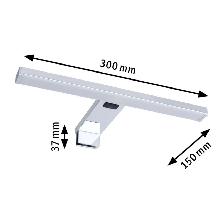 Paulmann 78950 - LED/3,7W IP44 Osvetljenje za kupatilsko ogledalo SELO 2700-6500K 230V