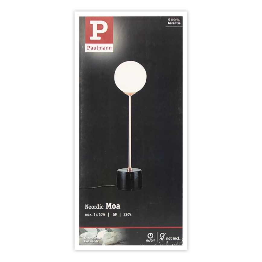 Paulmann 79662 - 1xG9/10W Stona lampa NEORDIC MOA 230V