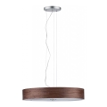 Paulmann 79686 - 3xE27/20W Luster na sajli NEORDIC LISKA 230V, orah