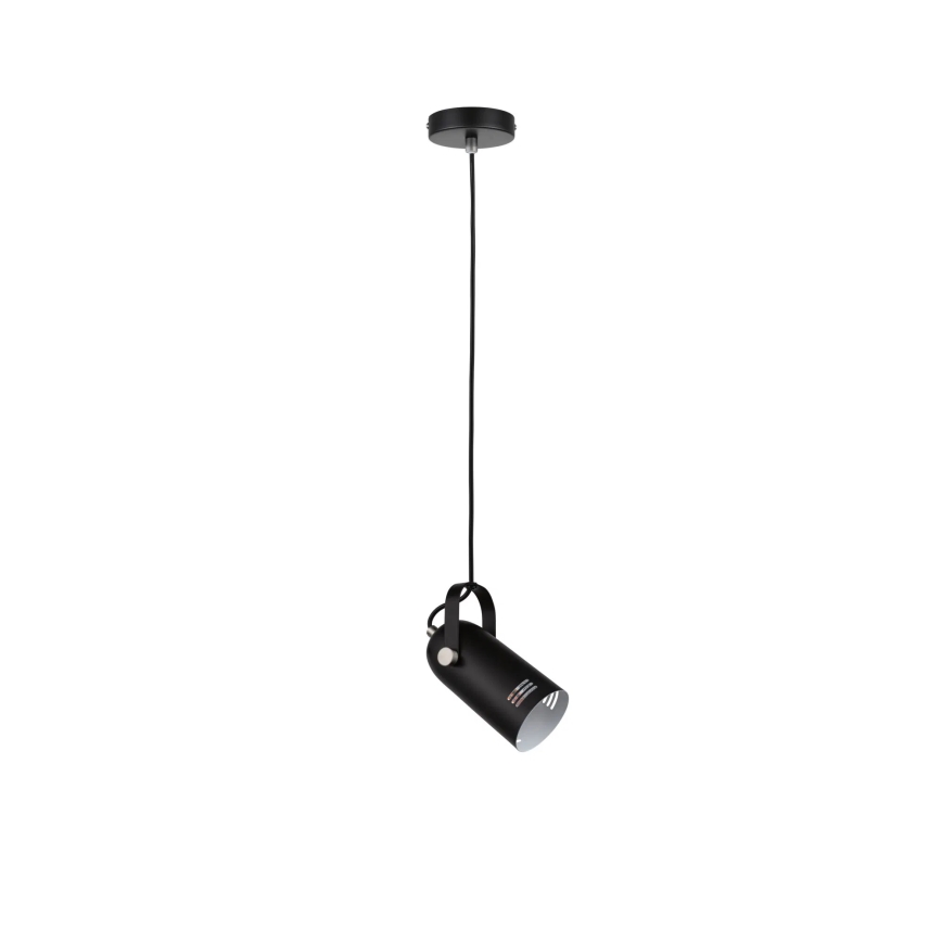 Paulmann 79766 - 1xE27/15W Luster na sajli LAVEA 230V crna