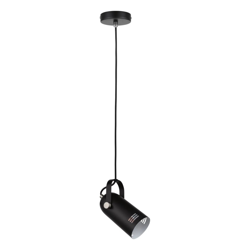 Paulmann 79766 - LED 1xE27/8W Viseći luster na sajli LAVEA 230V crna