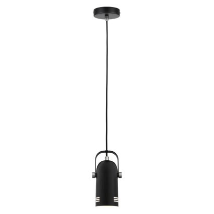 Paulmann 79766 - LED 1xE27/8W Viseći luster na sajli LAVEA 230V crna
