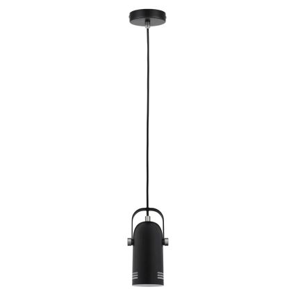 Paulmann 79766 - LED 1xE27/8W Viseći luster na sajli LAVEA 230V crna