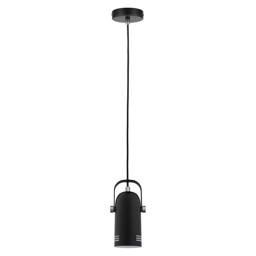 Paulmann 79766 - LED 1xE27/8W Viseći luster na sajli LAVEA 230V crna