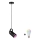 Paulmann 79766 - LED RGBW 1xE27/15W viseća lampa na sajli LAVEA 230V crna