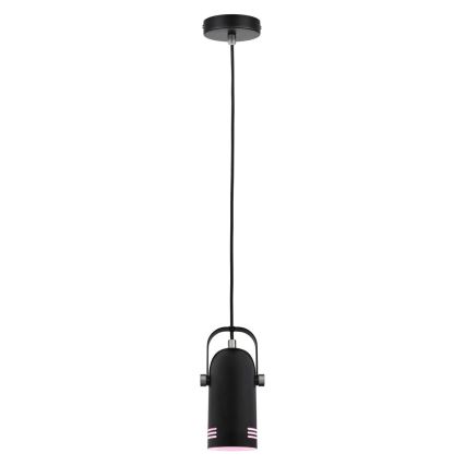 Paulmann 79766 - LED RGBW 1xE27/15W viseća lampa na sajli LAVEA 230V crna