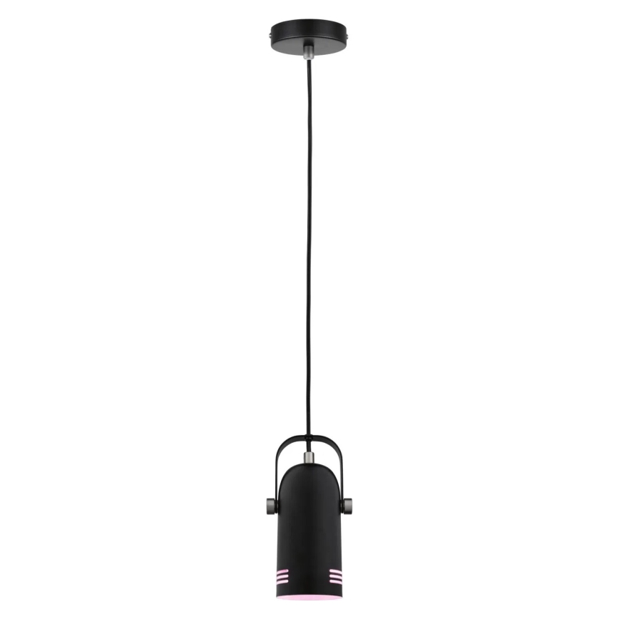 Paulmann 79766 - LED RGBW 1xE27/15W viseća lampa na sajli LAVEA 230V crna