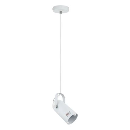 Paulmann 79767 - LED 1xE27/8W luster na sajli LAVEA 230V bela